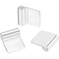 16 Piezas De Colgante De Latón Para Joyería Rectángulo Pad Charms Ajuste De Cabochón Aluminio Conjunto De Conector 18x15.5mm - details 0