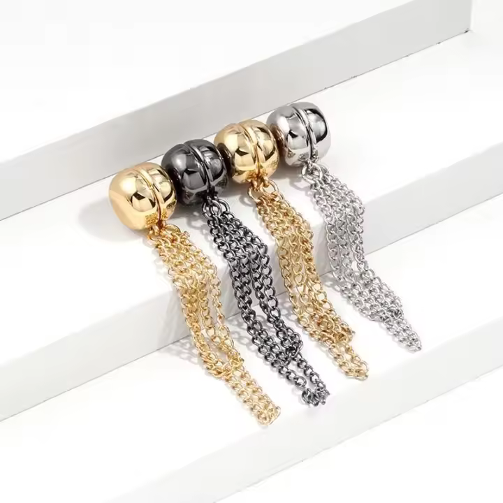 4pcs Clip Magnético De Moda Para Ropa Fuerte Clip De Perno Gratis Broche Decorativo Para Pañuelos Y Trajes De Mujer - 1