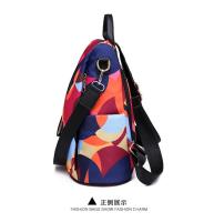 Mochila De Moda Para Mujer En Tela Oxford Impermeable Con Gran Capacidad Para Escuela Y Viajes Bolsa De Hombro Con Estampado Florido - details 18