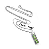 Collar Diffusor De Aromaterapia Colgante De Acero Inoxidable 316L Locket Aroma Perfume Aceites Esenciales Collar Diffusor De Moda Unisex - details 12