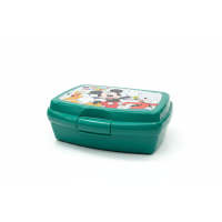 Disney - Tupper hermético con diseño de Mickey Mouse en verde para sándwiches y snacks, ideal para colegio o trabajo, apto para lavavajillas - details 1