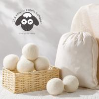 Bolas De Secado De Lana Reutilizables Kit De 5cm Para Ropa Suavizante Prácticas Para El Hogar Bolas De Secado Wool Drying Balls 8422 - details 9