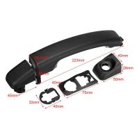 Kit De Manija De Puerta Trasera Exterior Para Vauxhall Vivaro B Trafic III Accesorios De Coche Material De Goma OEM NO. 95518889 - details 6