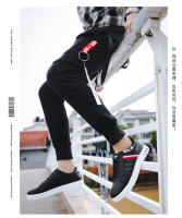 Zapatos Para Hombre Blanco Moda 2024 Cuero Cómodo Casual Planos Tallas Grandes Jóvenes Escuela Patinaje Zapatillas - details 28