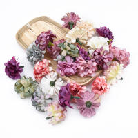 30Pcs Flores Artificiales De Seda Carnation Para Navidad Decoración De Hogar Boda Fiesta De Jardín Accesorios DIY Regalos Hot Sales - details 11