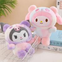 Muñeco De Peluche Sanrio 25Cm Kuromi Mymelody Cinnamorol Kawaii Regalo De Navidad Decoración Suave Y Almohada Juguete De Anime - details 19