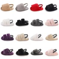 Sandalias Clásicas Para Bebés De Mujer Suaves Y Transpirables Zapatos De Piel De Conejo Con Cordones Cierre Elástico Estilo Princesa - details 1