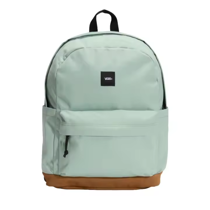 Mochila Verde Vans Old Skool Sport Backpack Gray Olive - Diseño Icónico, Espaciosa y Duradera - 1
