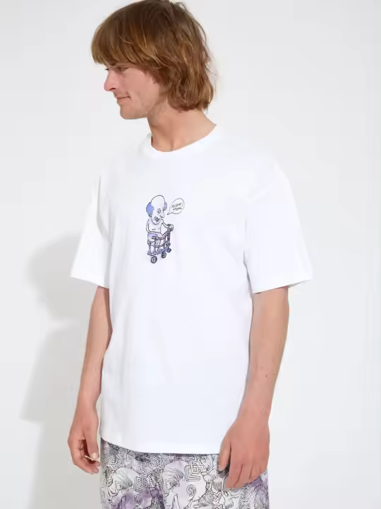 Camiseta Volcom Slowfutur SS White - 1