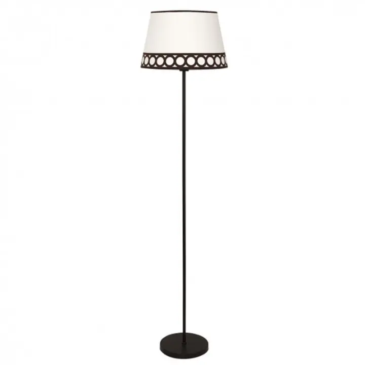 Lámpara de Pie FABRILAMP Dalia 1xe27 Beis/marrón - Elegante Diseño - 1