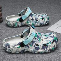 Sandalias De Verano Para Hombres Talla Grande 47 EVA Suave Y Ligera Zapatillas De Exterior Para Jardín Y Playa Clogs Plana - details 7