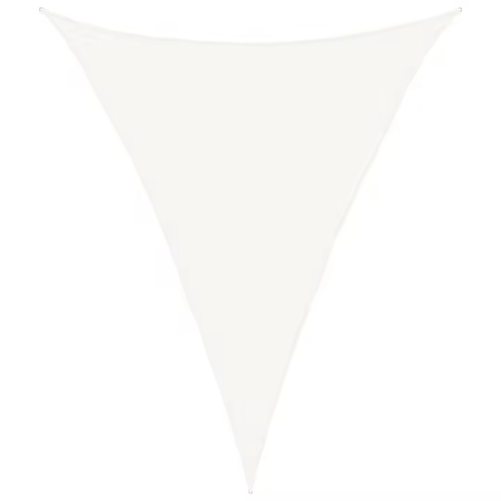Toldo de Vela Blanco HDPE 160g/m² 5x6x6 m - 1