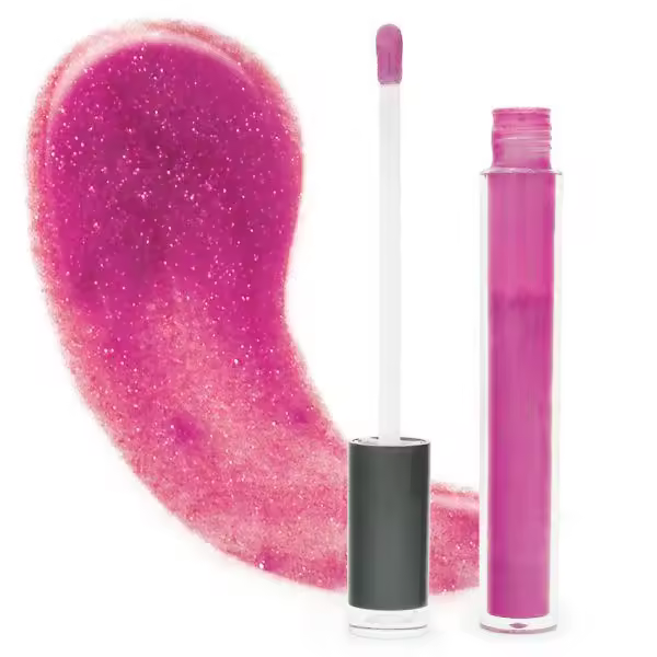 Envase Lip Gloss 5 ml con Aplicador | Tubo Cilíndrico Transparente Resistente | Para Brillos de Labios Caseros | Cierre a Rosca | Plástico Duro - 1