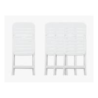 silla plegable, silla plegable acolchada, silla plegable cocina, silla plegable blanca