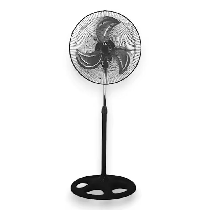 Ventilador De Pie Negro - 45cm - 60W - 3 Velocidades - Karawan. - 1