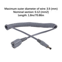 Accesorios De Máquina Fuerte Para Uñas Cable De Potencia De Taladro Manicura Eléctrica Mango Gris Cuerda De Mano - details 6