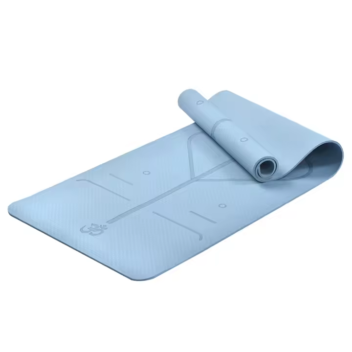 Esterilla Yoga con Correa y Bolsa | Esterilla Yoga Antideslizante | Esterilla Fitness Ideal para Gimnasio U Hogar. Exterilla Pilates 6mm o 10mm - Esterilla para Mujeres y Hombres. - 1