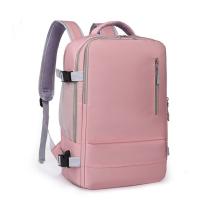 Mochila de viaje repelente al agua para mujer, carga USB para portátil con mochila escolar, con correa de equipaje, informal - details 10