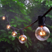Luces De Cadena De Globos G40 Para Jardín Patio Fiestas Bodas Navidad Vintage Extensión Conectable 220V Calidad Superior - details 0