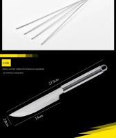 Set De Herramientas Para Parrilla Portátil 9 Piezas Incluye Spatula Clip Skewer Con Bolsa De Almacenamiento Para Barbacoa Al Aire Libre - details 6