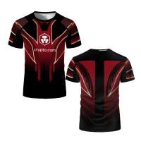 Camiseta De Competencia De Verano Para Hombres Y Mujeres Estampado 3D Cuello Redondo Deporte Al Aire Libre Manga Corta Transpirable - details 5