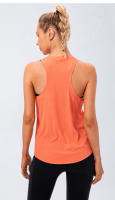 Top Deportivo Para Mujer Suelto Yoga Rápido Secado Tops De Ejercicio Fitness Ropa Deportiva Transpirable Comprimida Regular Sin Mangas Poliéster Spandex - details 7