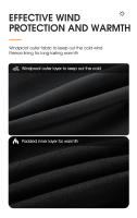 Manta De Cuello Calentadora De Invierno Para Ciclismo Con Poliéster Viento-Resistente Unisex Capucha Deportiva Para Esquí Motocicleta Y Correr - details 4