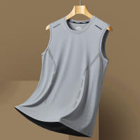 Camiseta Deportiva Sin Mangas YJKVUR Para Hombres Secado Rápido Verano Algodón Transpirable Ligero Talla Grande Camiseta Deporte Baloncesto Gimnasio - details 3