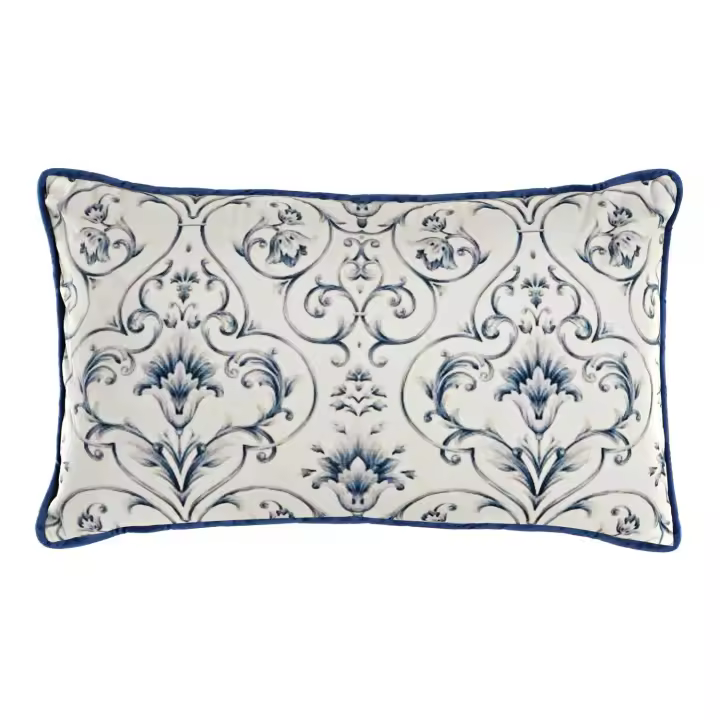 COJIN POLIESTER VELVET 50X10X30 500 FLORAL TX200931 - EL MEJOR COMPLEMENTO PARA TU HOGAR FIJALO - 1