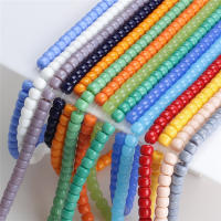 60Pcs Lote De Cuentas De Vidrio Cristal 6x8mm Cilíndricas Para Accesorios De Joyería DIY Colgantes Pulseras Suministros De Manualidades - details 0