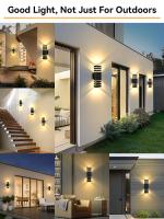 Lámpara De Pared LED Impermeable IP65 E27 Reemplazable Para Exterior Y Interior 3 Colores Para Jardín Puerta Balcón Dormitorio Sala De Estar - details 6