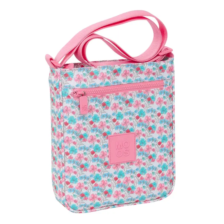 Bolso Bandolera Moos Flores Multicolor 21 x 25 x 4.5 cm - 1