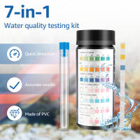 100 Pcs Kit De Pruebas Para Acuario 9-IN-1/7-IN-1 Con Test De Agua Y Frasco Monitoreo De Calidad Del Agua Pruebas De pH Para Tanque De Peces - details 10