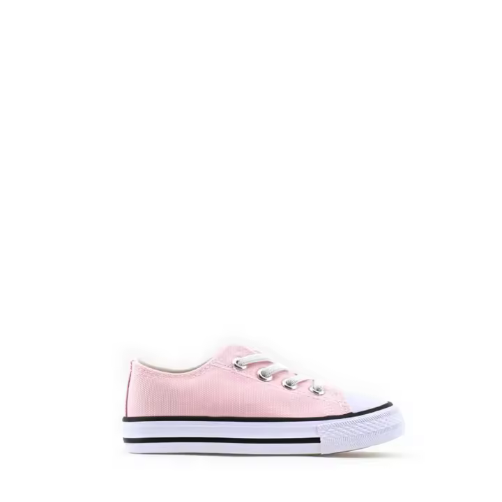 MODELISA Zapatilla De Lona Plana Con Cordón Estilo Casual Niños - 1