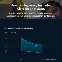 Sensor De Temperatura Y Humedad Qingping T Versión Bluetooth Compatible E-Link INK Termómetro Inteligente Para Interior Compatible Con Apple HomeKit - details 1