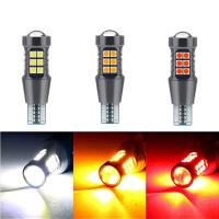 2PCS T15 Lámpara De Señal LED W16W 921 912 12V Super Brillante 3030 27SMD Lámpara De Caucho Canbus Auto Luz De Reserva - details 4