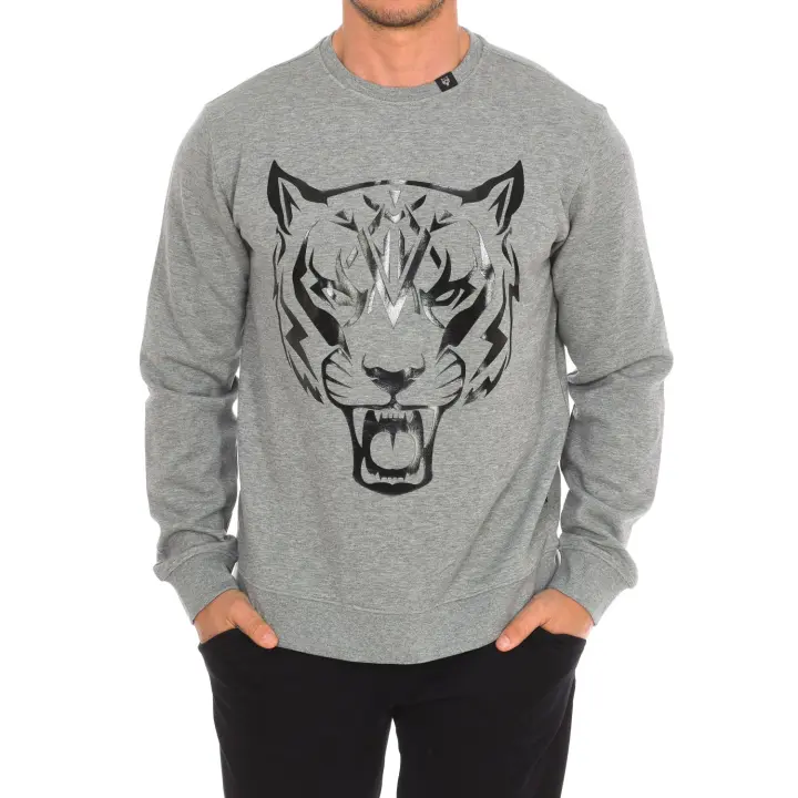 Plein Sport-Sudadera de manga larga y cuello redondo FIPSG604 para Hombre - 1