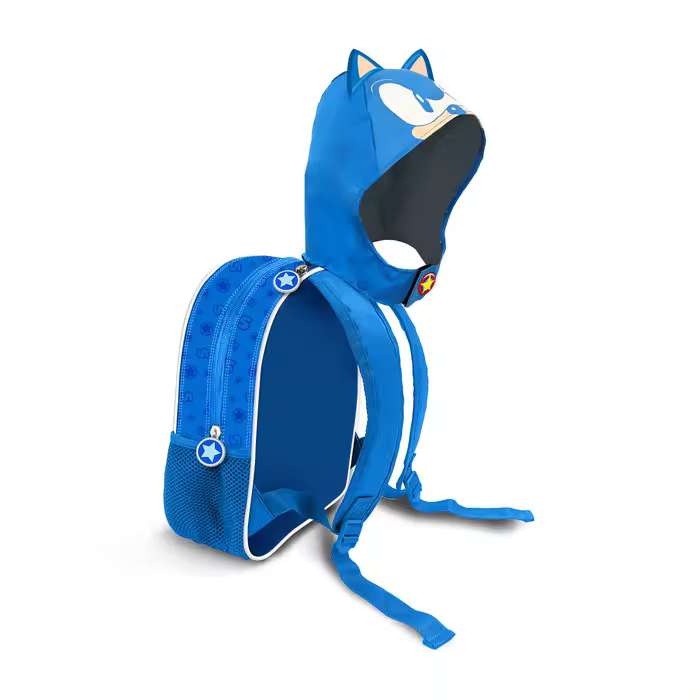 KARACTERMANIA MOCHILA DE GUARDERIA CAPUCHA SONIC CLASSIC 11x26x31 Cms. - 1