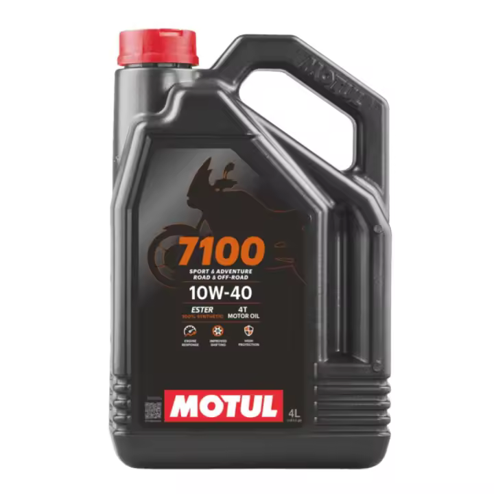 Aceite Motul 7100 10W40 4 Litros, motul 104092 100% sintético - 1