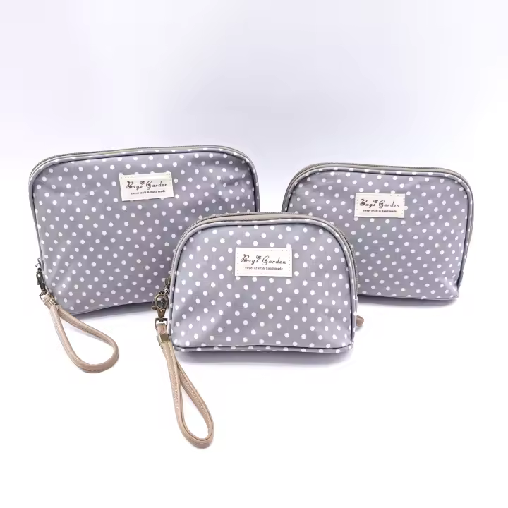 Bagsgarden Neceser de 3 piezas impermeable de lunares, adecuado para cosméticos, bolsa de viaje y gran capacidad de almacenamiento - 1
