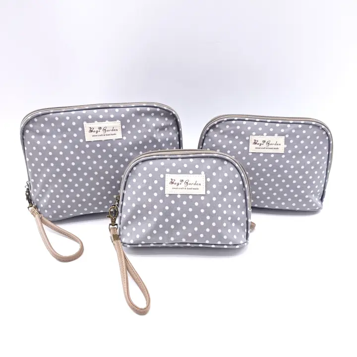 Bagsgarden Neceser de 3 piezas impermeable de lunares, adecuado para cosméticos, bolsa de viaje y gran capacidad de almacenamiento - 1