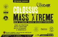Ganador de Peso King Nutrition Xtreme Series Colossus Mass 3KG – Con Digezyme®, Lacprodan®, Creatina, L-Glutamina y Minerales  Alto en Proteína, Sin Azúcares Añadidos + Creatina 200Gr - details 0