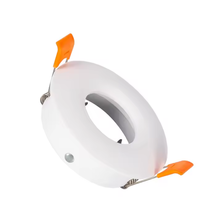 Ledkia Aro Downlight Circular Design Blanco para Bombilla LED GU10 / GU5.3 Corte Ø 70 mm Blanco - 1