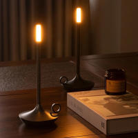 Lámpara De Mesa LED Recargable Por USB Con Interruptor Táctil Lámpara Decorativa Para El Hogar Luz De Ambiente Para Bar Lámpara Creativa Para La Cama - details 9