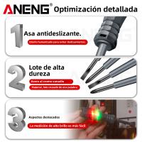 ANENG B05 2Pcs Destornillador Eléctrico Multiusos Para El Hogar Con Indicador Herramienta Para Electricistas Destornillador Magnético Sin Batería - details 4