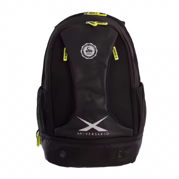 Mochila Vibor-A X aniversario negra/amarillo fluor - 1