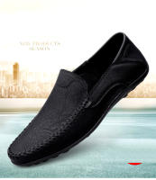 Zapatos Casuales Para Hombre De Cuero Legítimo Lujo Italiano Mocasines Hechos a Mano Transpirables Botines Slip-On Talla Grande - details 2