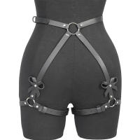 Haranna De Piernas En Cuero PU Sexy Lencería Para Mujer BDSM Enredo Garter Belt Y2k Ropa Erótica Gótica Con Cordón Underwear Fetiche Garter Body - details 6