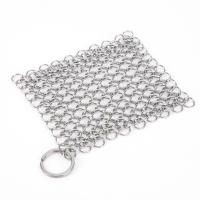 Limpieza Mágica De Hierro Fundido Con Cadena De Anillo Pequeño Limpia Arrugas Resistente Al Rust Never Rust Cepillo De Limpieza De Acero Inoxidable 4-8 Pulgadas - details 7