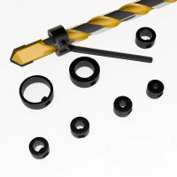 Juego De Anillos De Detalle Para Taladro Ajustable En Profundidad Herramienta De Carpintería Metálica De Alta Carbono Para Limitar El Eje - details 2